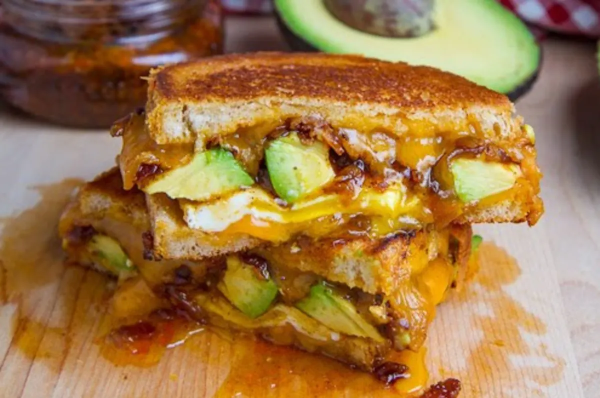 Bacon Jam and Avocado Sandwich