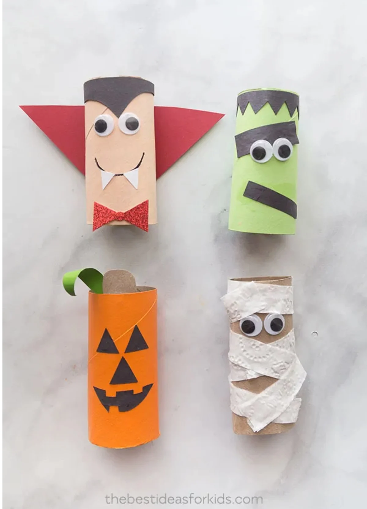 halloween crafts with toilet paper rolls