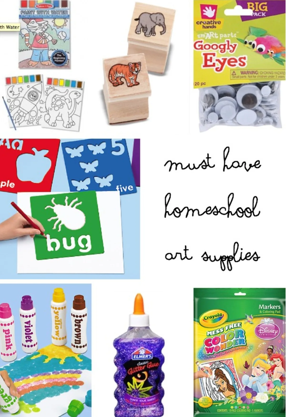 Preschool Art Supply Pack - Homeschool Art