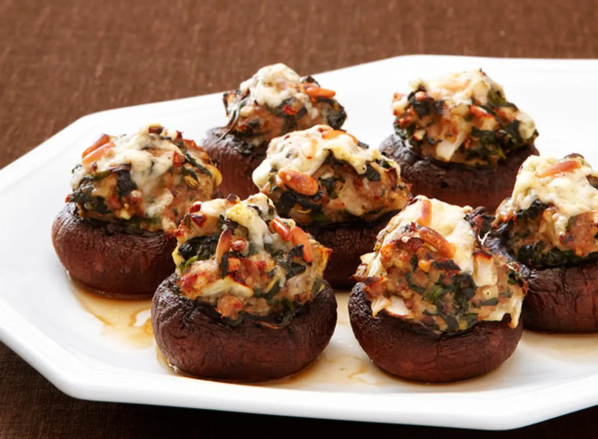 stuffed baby mushrooms