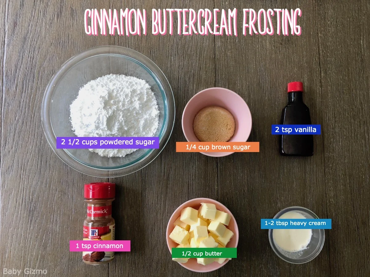 Cinnamon buttercream frosting