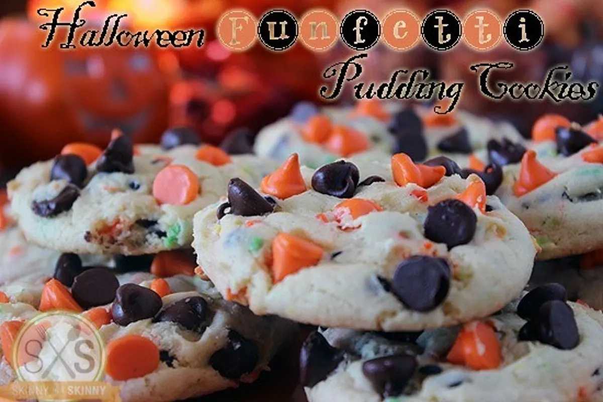 Halloween Funfetti Cookies