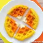 candy Corn waffle