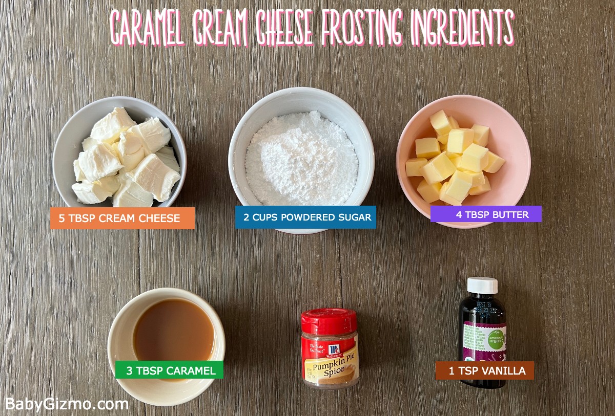 Caramel frosting ingredients