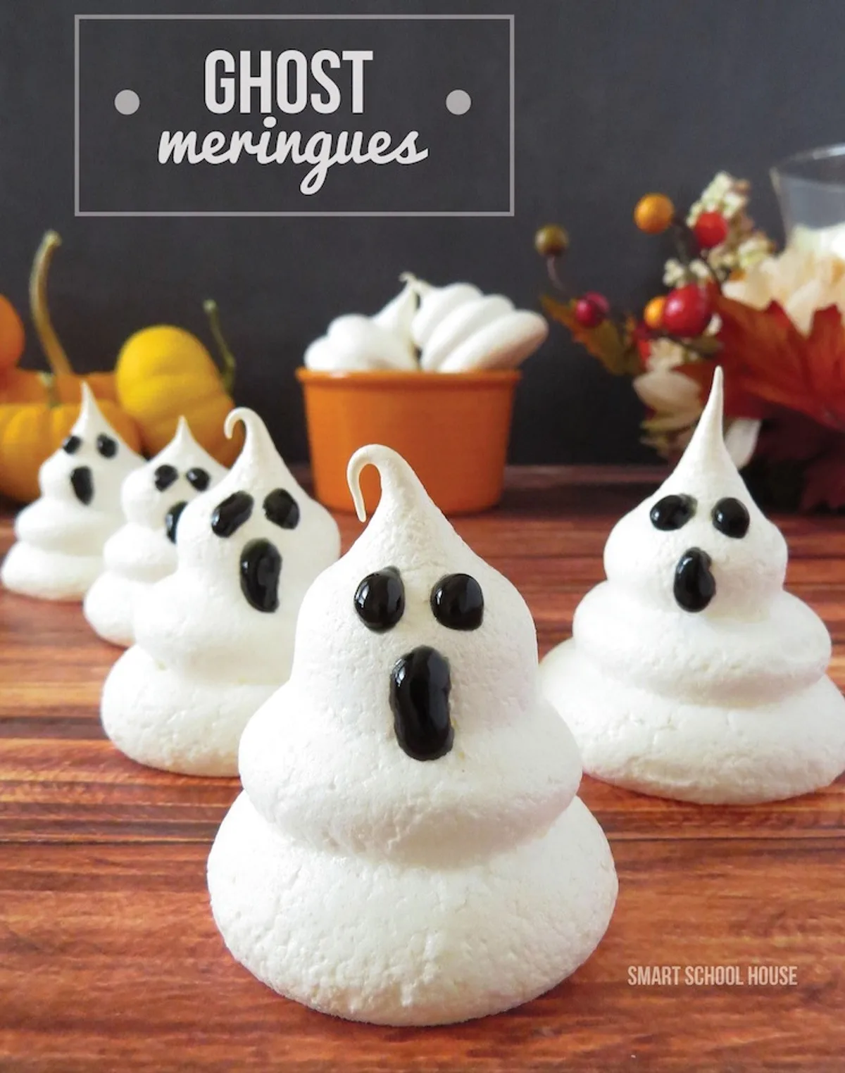 ghost meringues