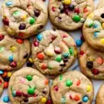 rainbow m&m cookies