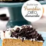 pumpkin oreo cheesecake