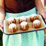 Apple-Cardamom Cakes with Apple Cider Icing