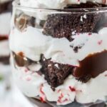 Candy Cane Brownie Trifle Recipe