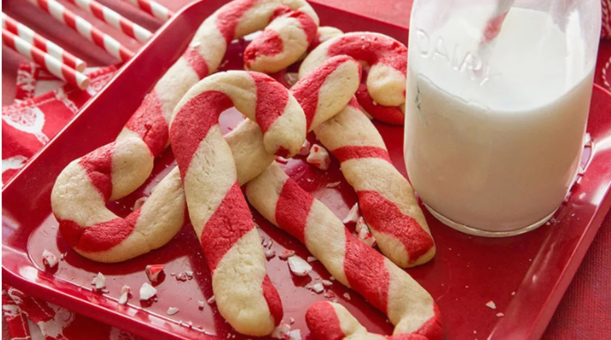 Candy Cane Cookies