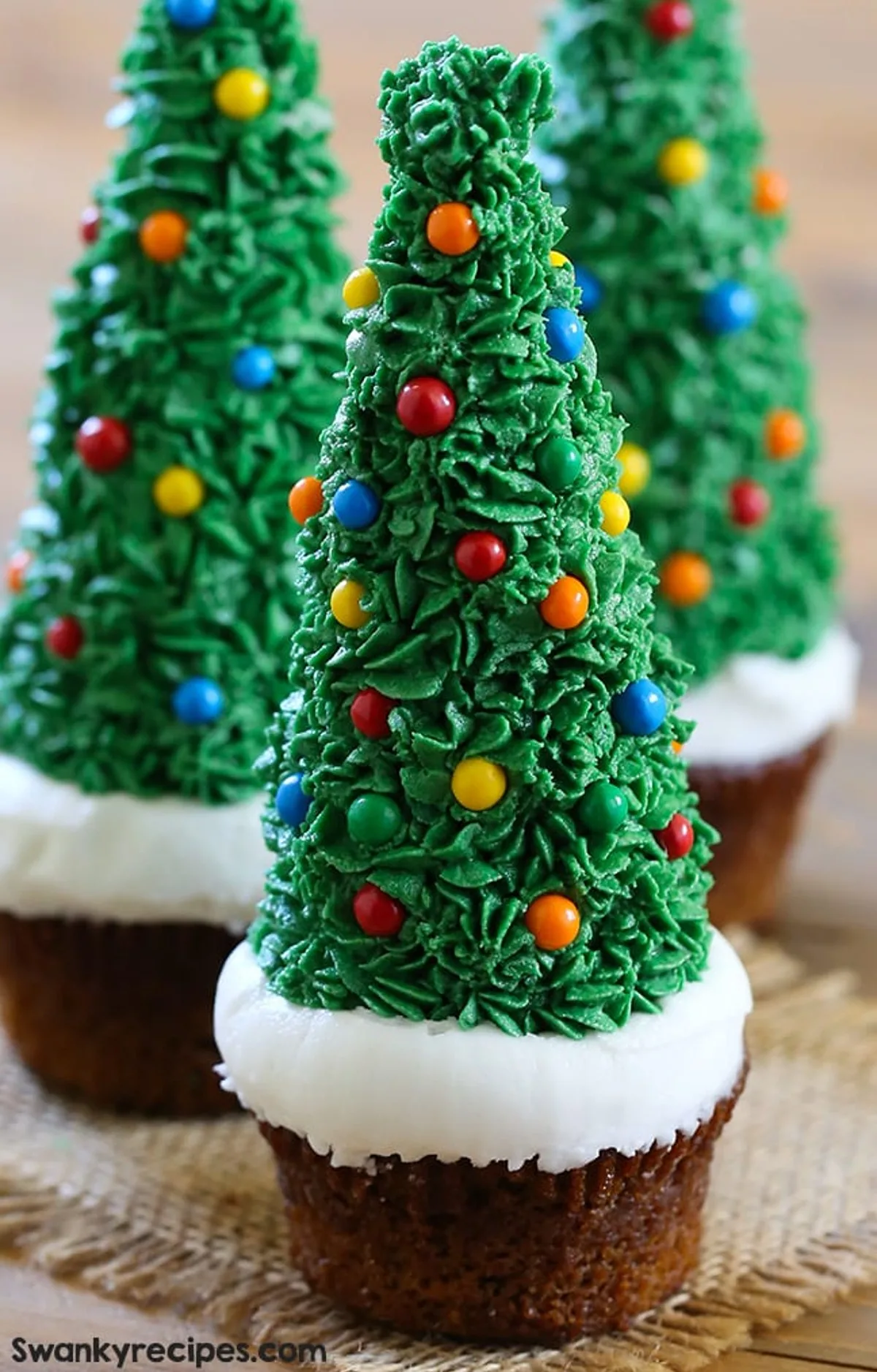 Christmas Tree Cupcakes