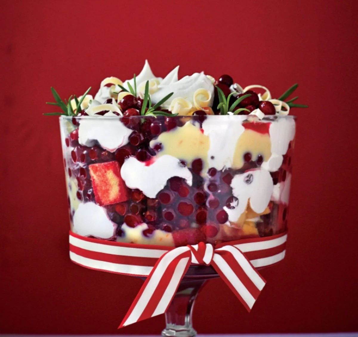 Cranberry Dreamsicle Trifle