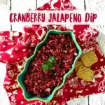 cranberry jalapeno dip