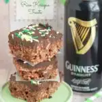 Dark Chocolate Guinness Rice Krispie Treats