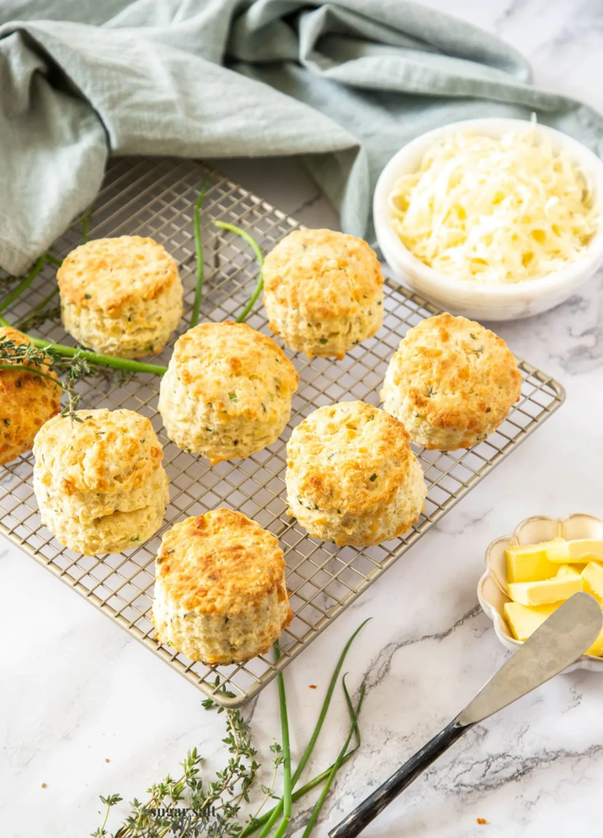 Herb and Cheddar Scones