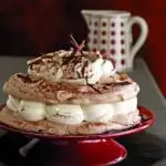 Hot Chocolate Meringue Cake