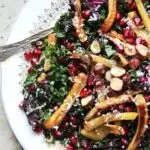 Kale, Pomegranate, and Parsnip Salad