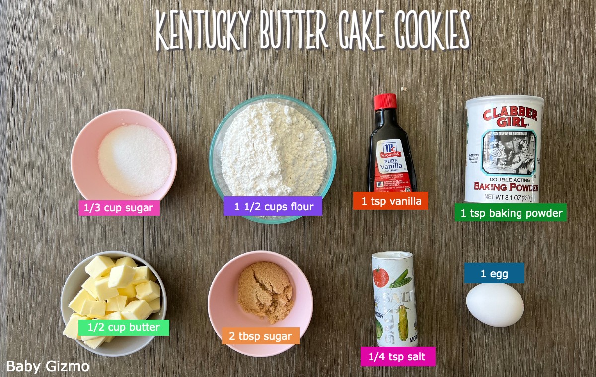 Kentucky Butter Cake Ingredients