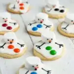 Melted Snowman Cookies