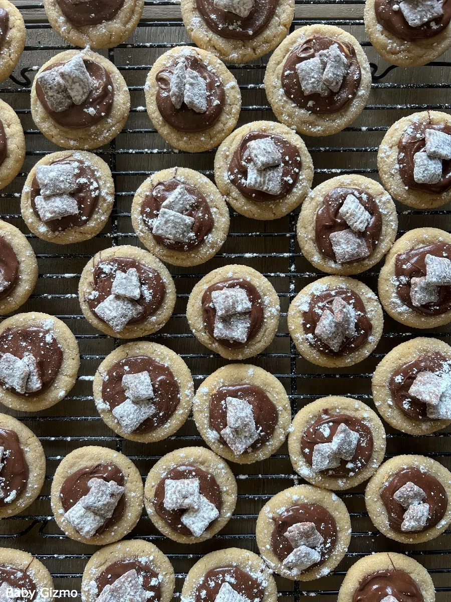 Crumbl Muddy Buddies on Cooling Rack