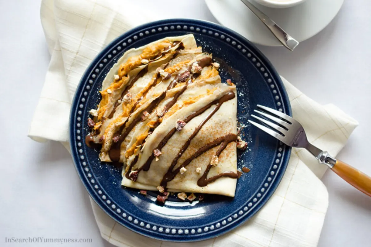 PUMPKIN PIE CREPES