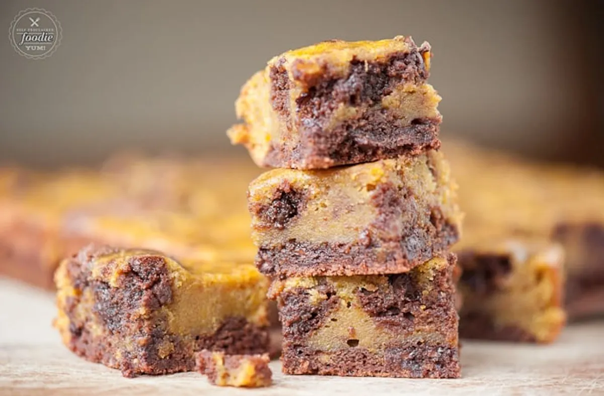 Pumpkin Swirl Brownies