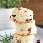 Rosemary and Dried Cranberry Biscuits