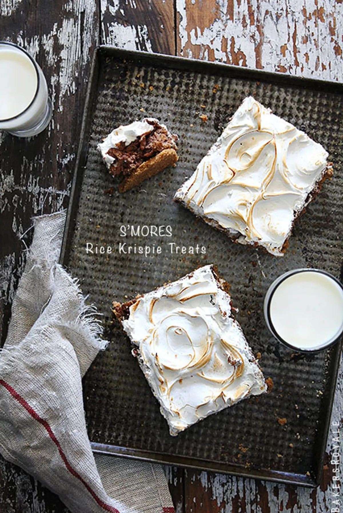 S’MORES RICE KRISPIE TREATS