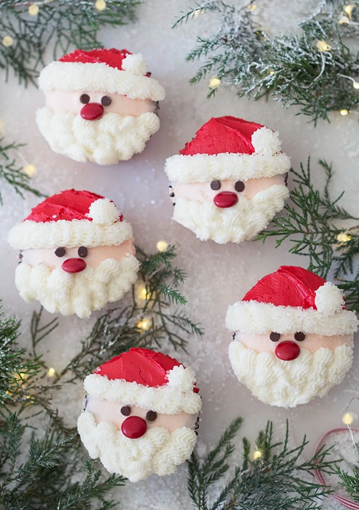 Santa Cupcakes