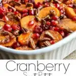 cranberry sweet potato casserole