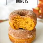 Pumpkin Spice Donuts