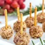 MINI CHEESE BALLS ON A STICK