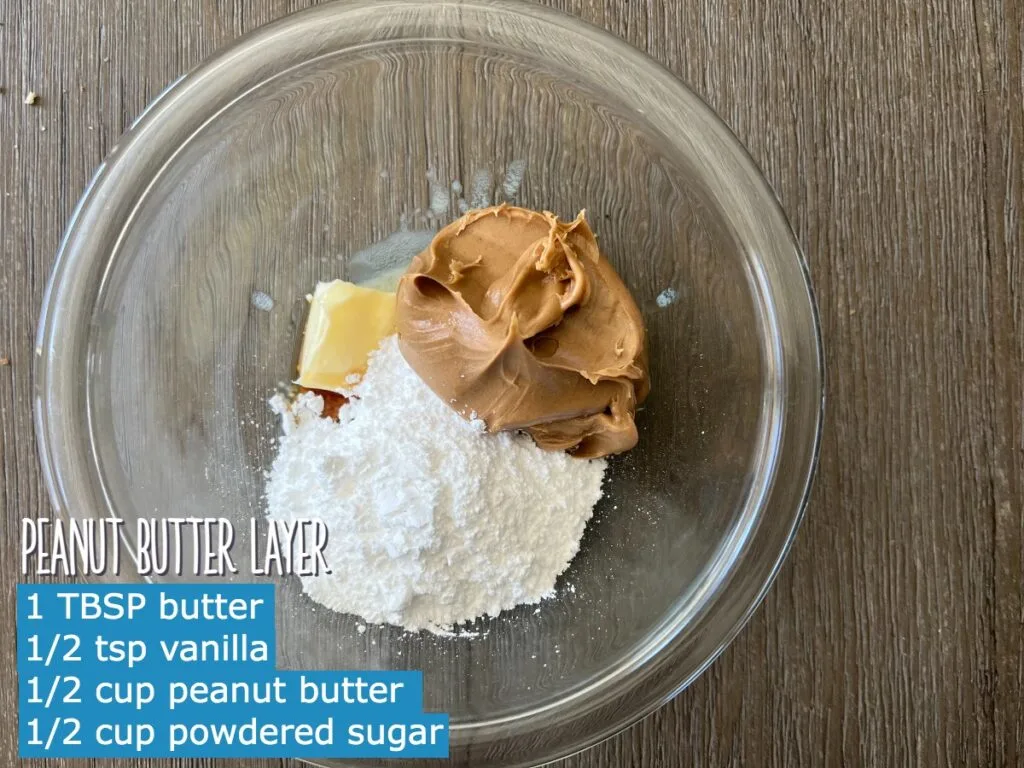 Peanut butter COOKIE layer