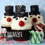 Snowman Cupcakes