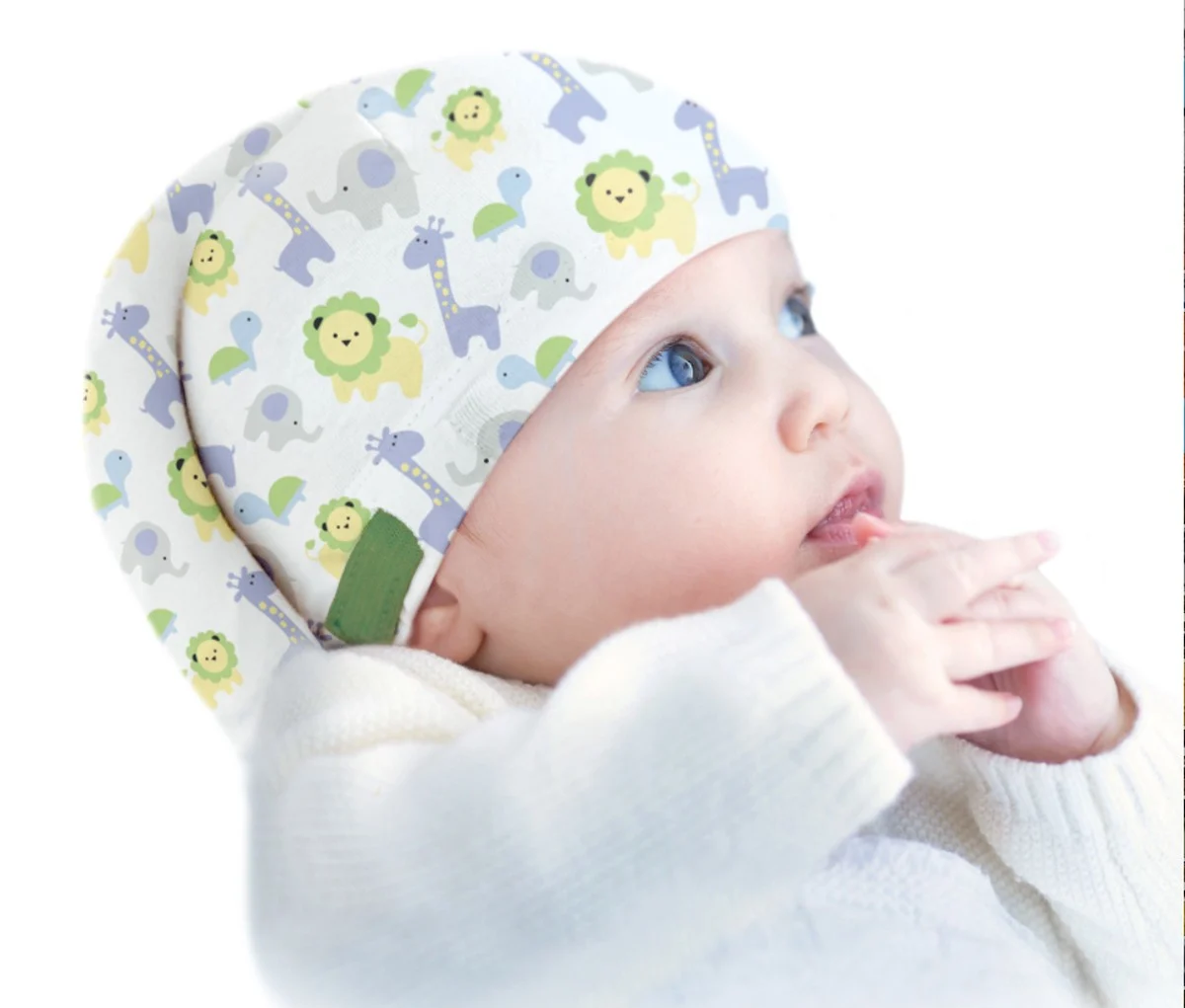 Flat head cheap baby hat