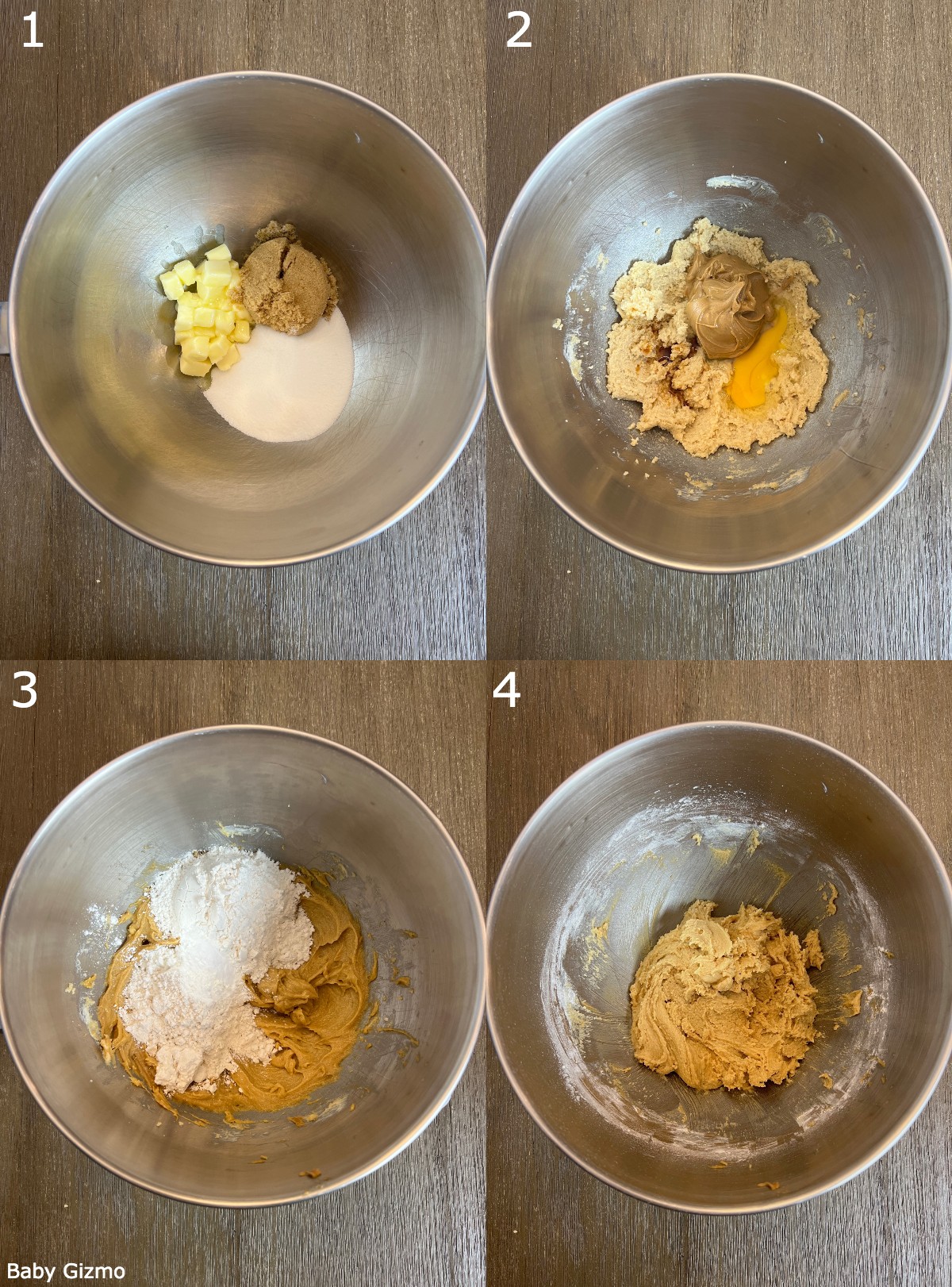Peanut Butter Cookie Step by Step