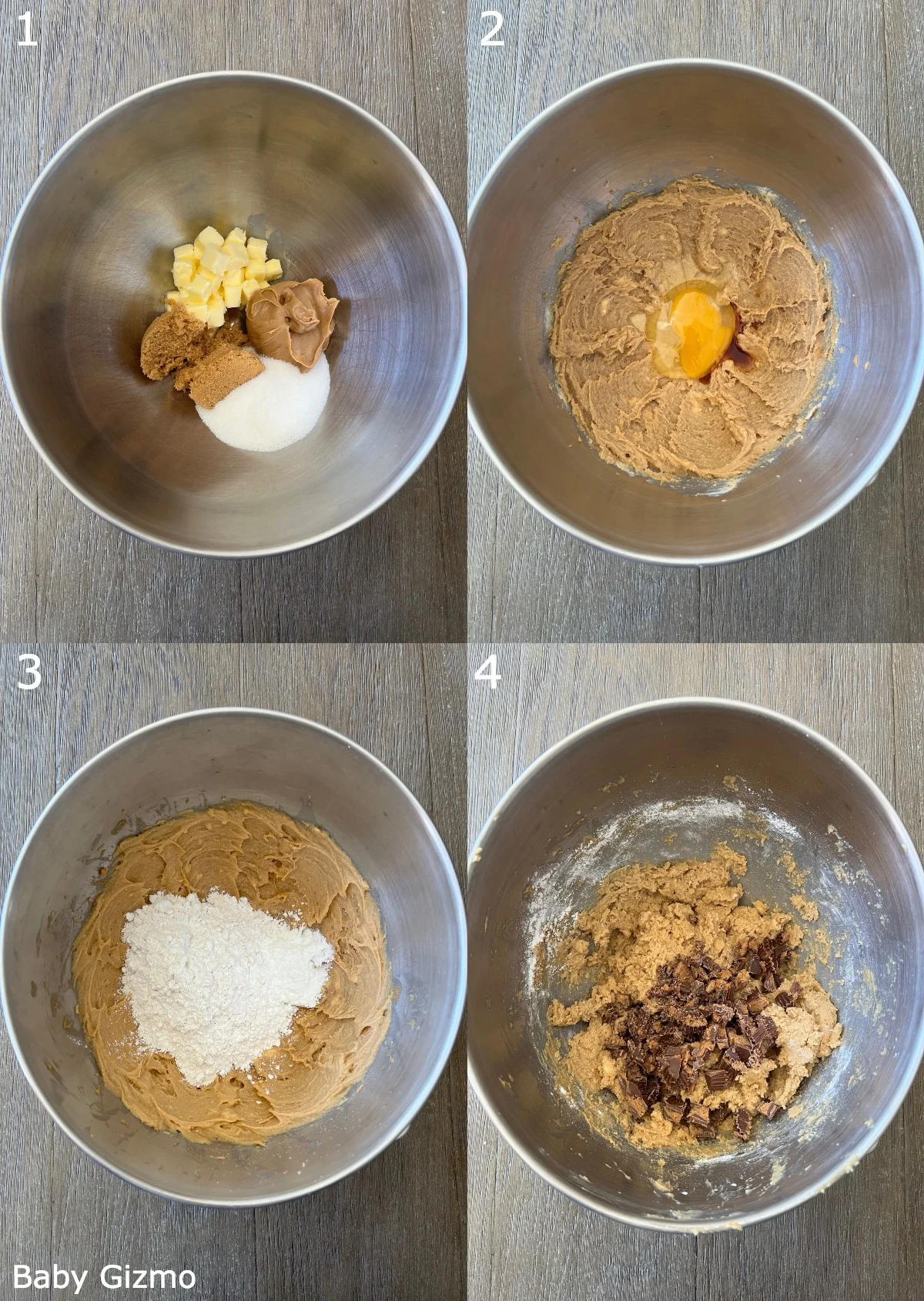 Peanut Butter Cookie Steps