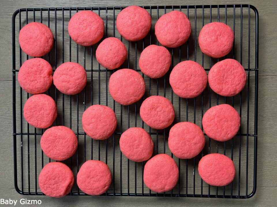 Copycat Crumbl Pink Velvet Cookies Recipe | Baby Gizmo