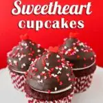 Red Velvet Sweetheart Cupcakes