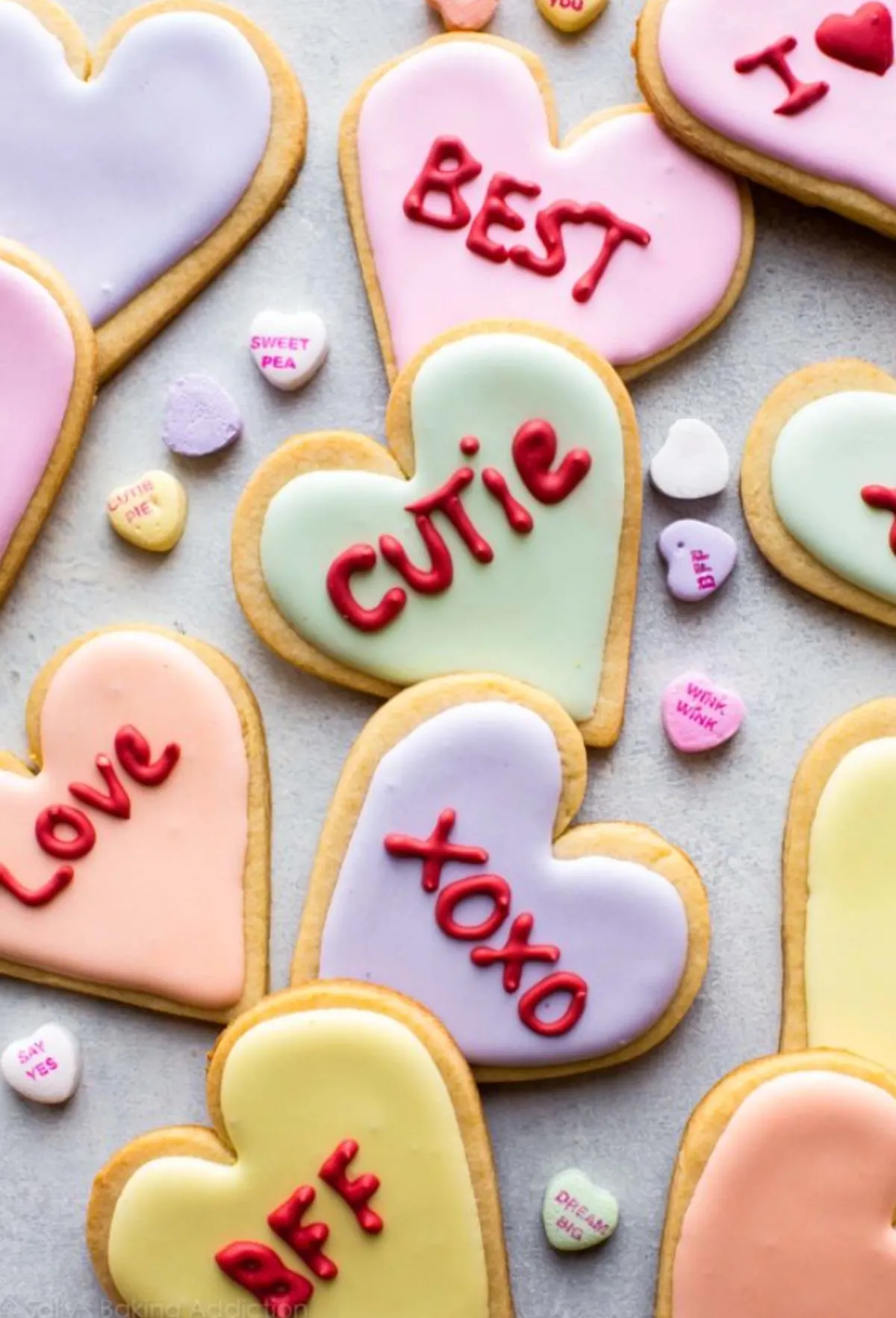 Valentine Heart Sugar Cookies