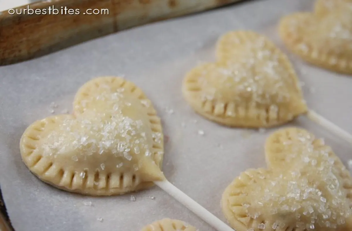 heart pie pops