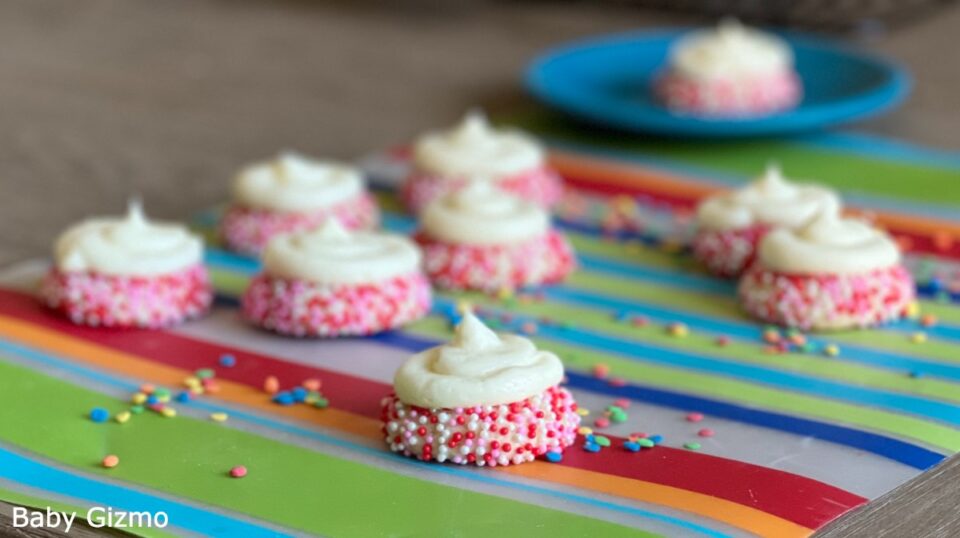 Mini Crumbl Funfetti Milkshake Cookies Copycat Recipe Baby Gizmo