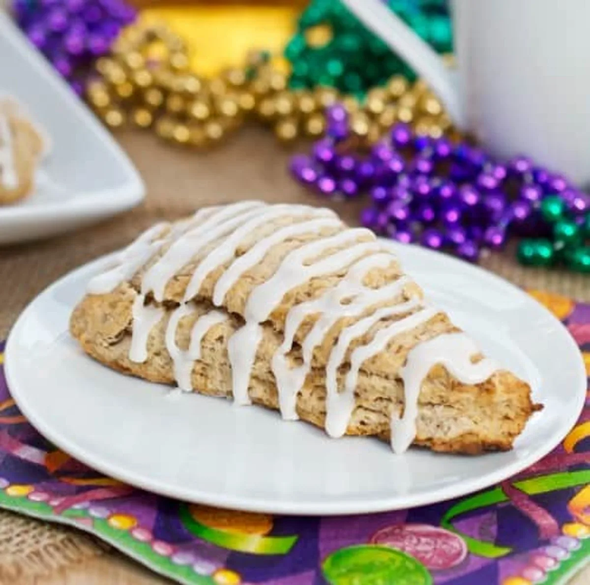 Bananas Fosters Scones