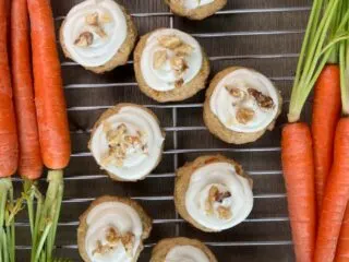 Carrot Cake Cookies on Cooling Rack
