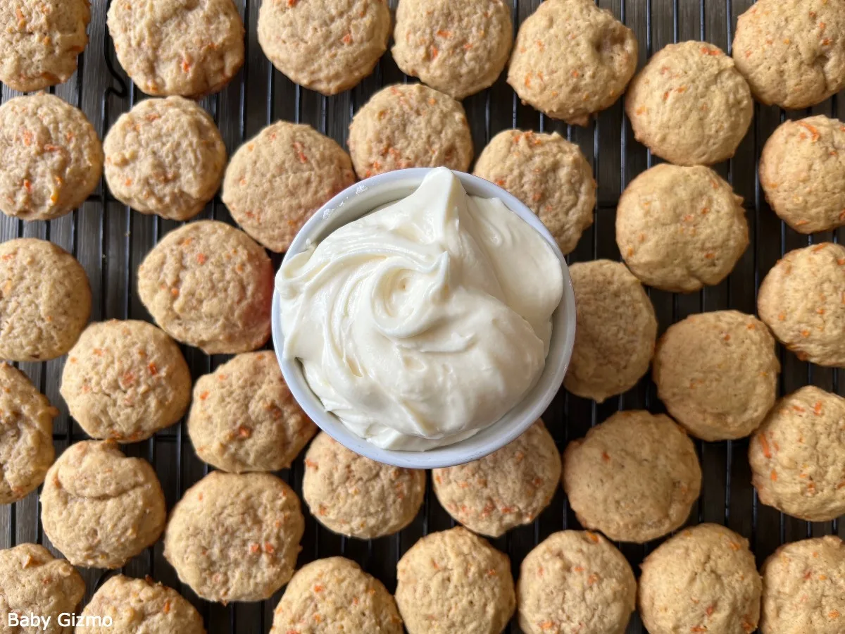 Carrot Cake Cookies with Frosting