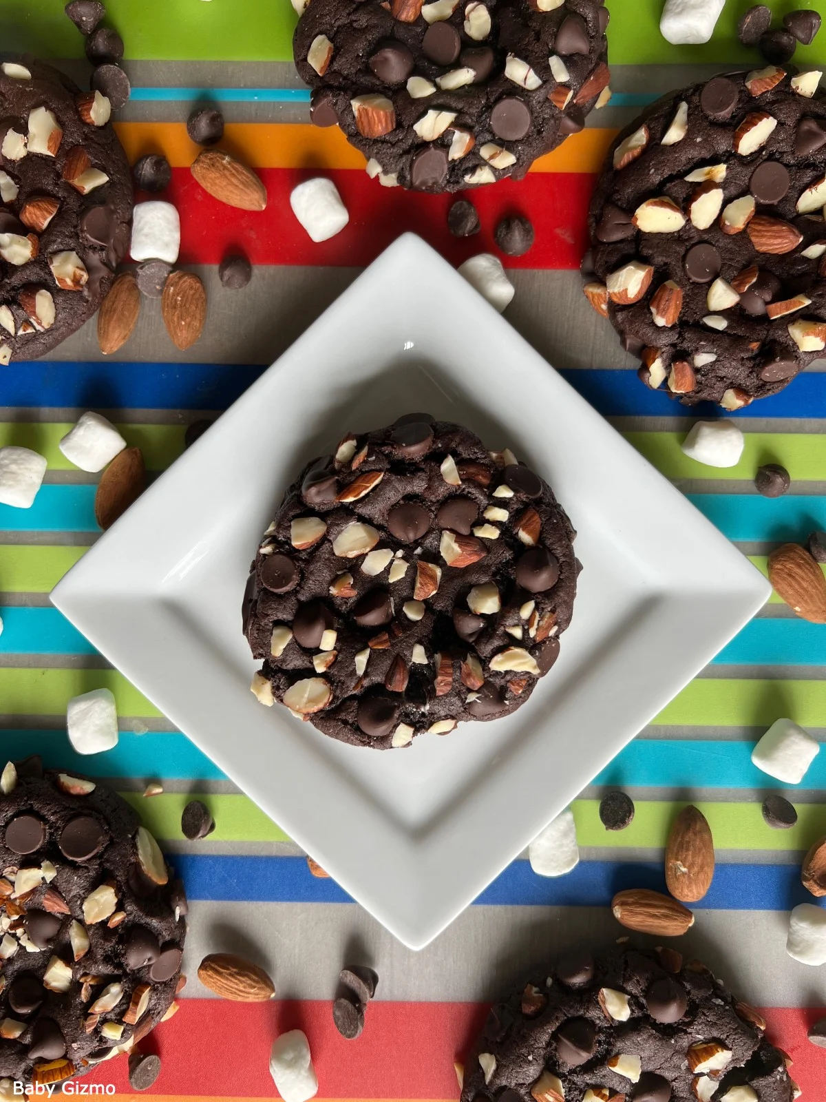 Crumbl Rocky Road Cookies