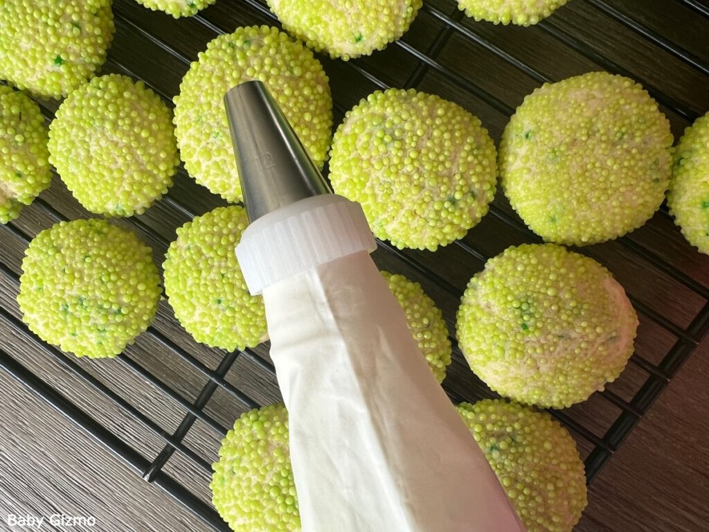 Tennis Ball Cookie Frosting