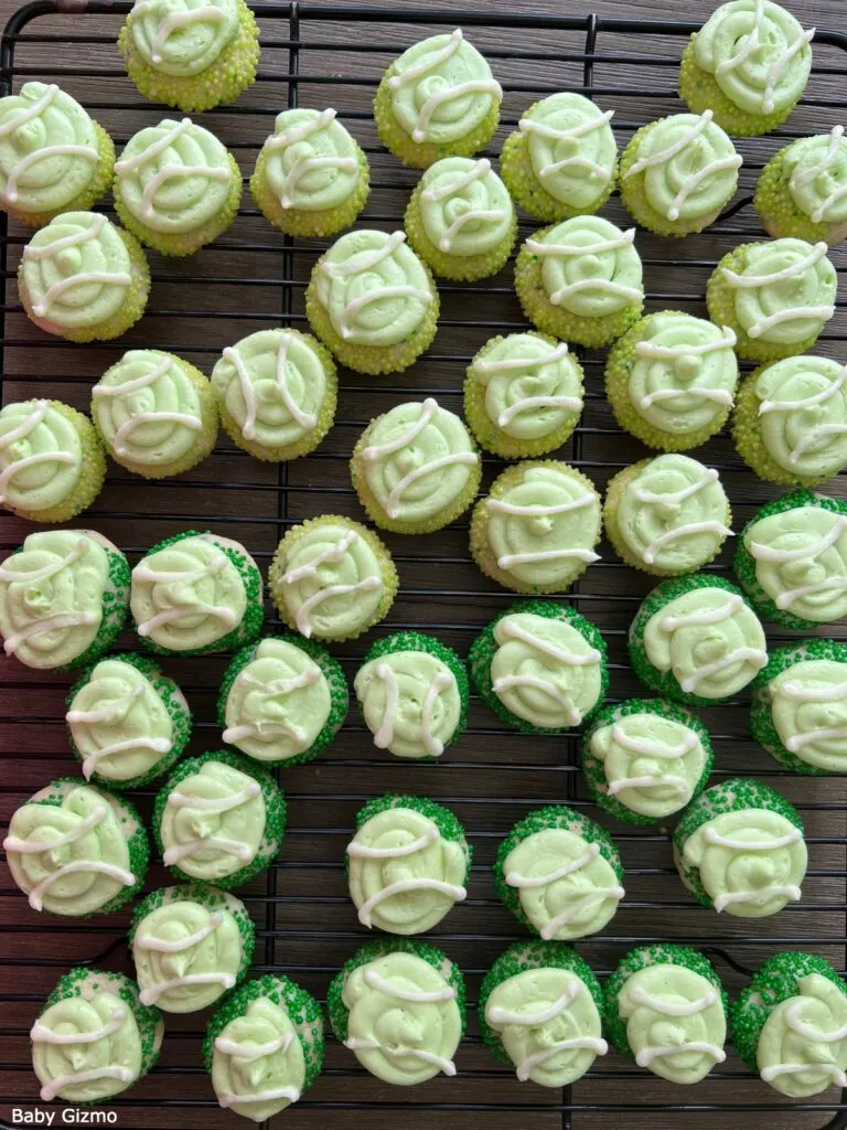 Tennis Ball Cookies Cooling