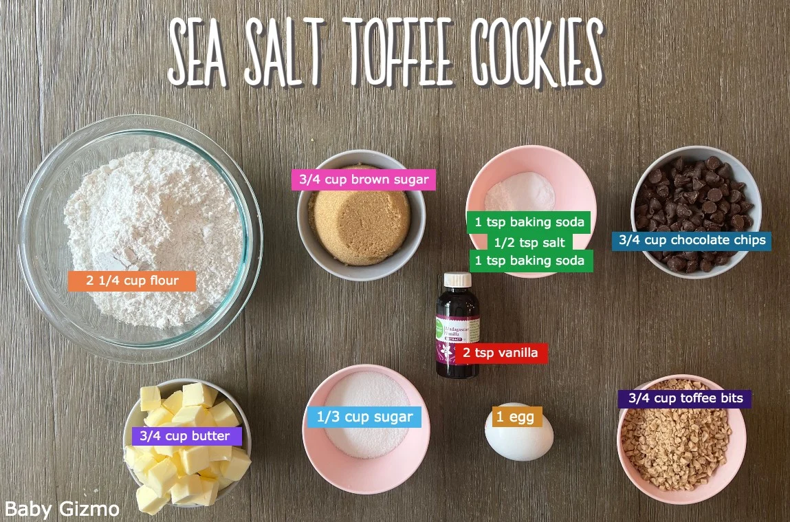 Sea Salt Toffee Cookies