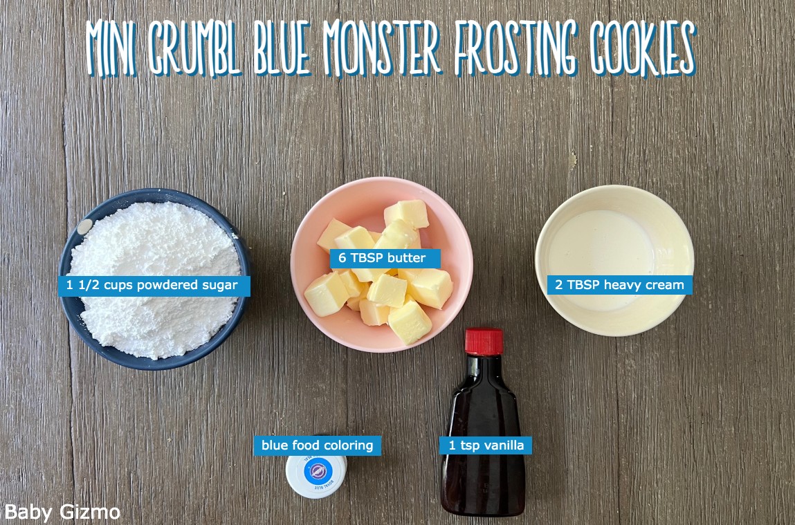 Blue MOnster Frosting